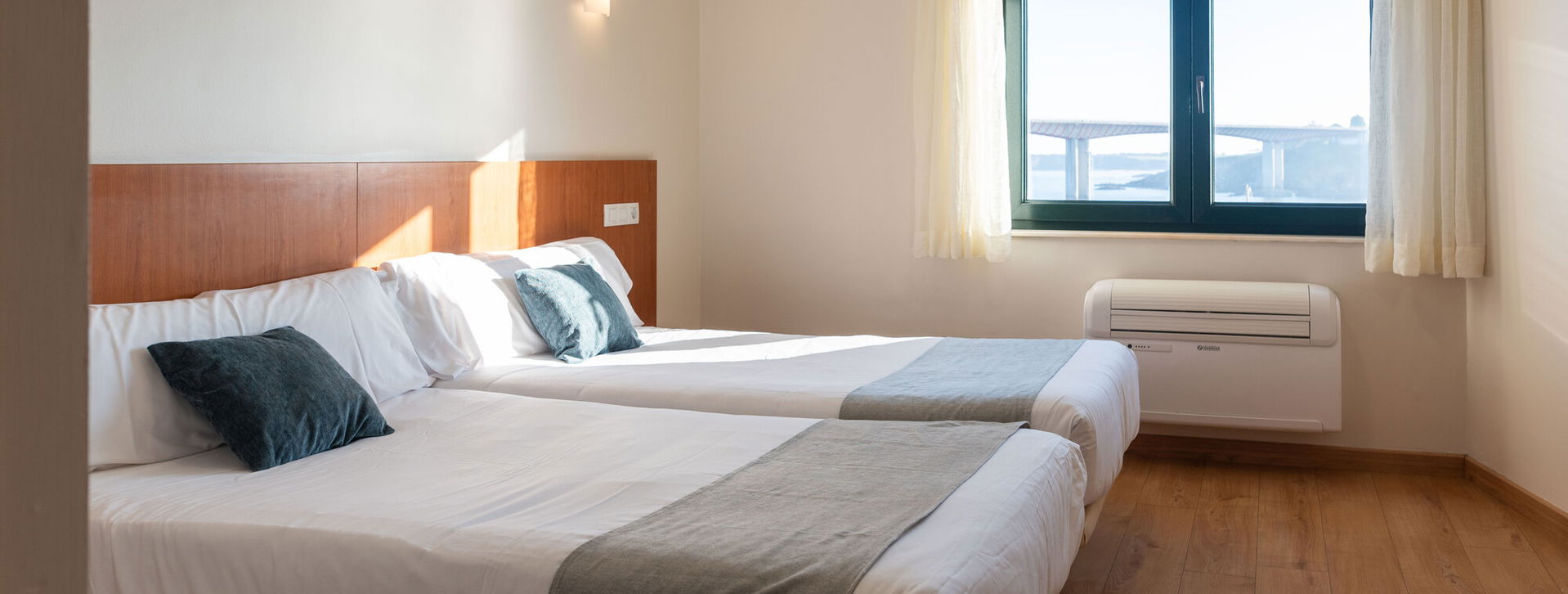Habitación doble del hotel Alda Fogar do Mariñeiro en Ribadeo
