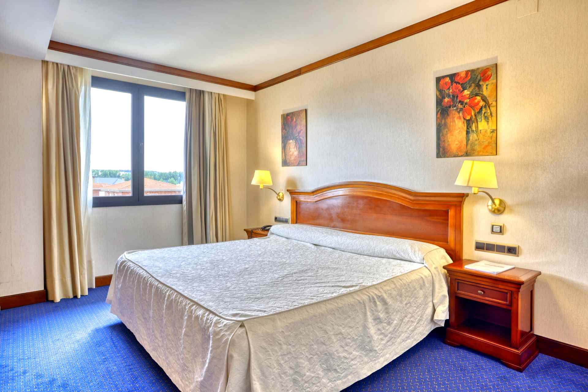 Habitación doble del Hotel Alda Villa de Almazán