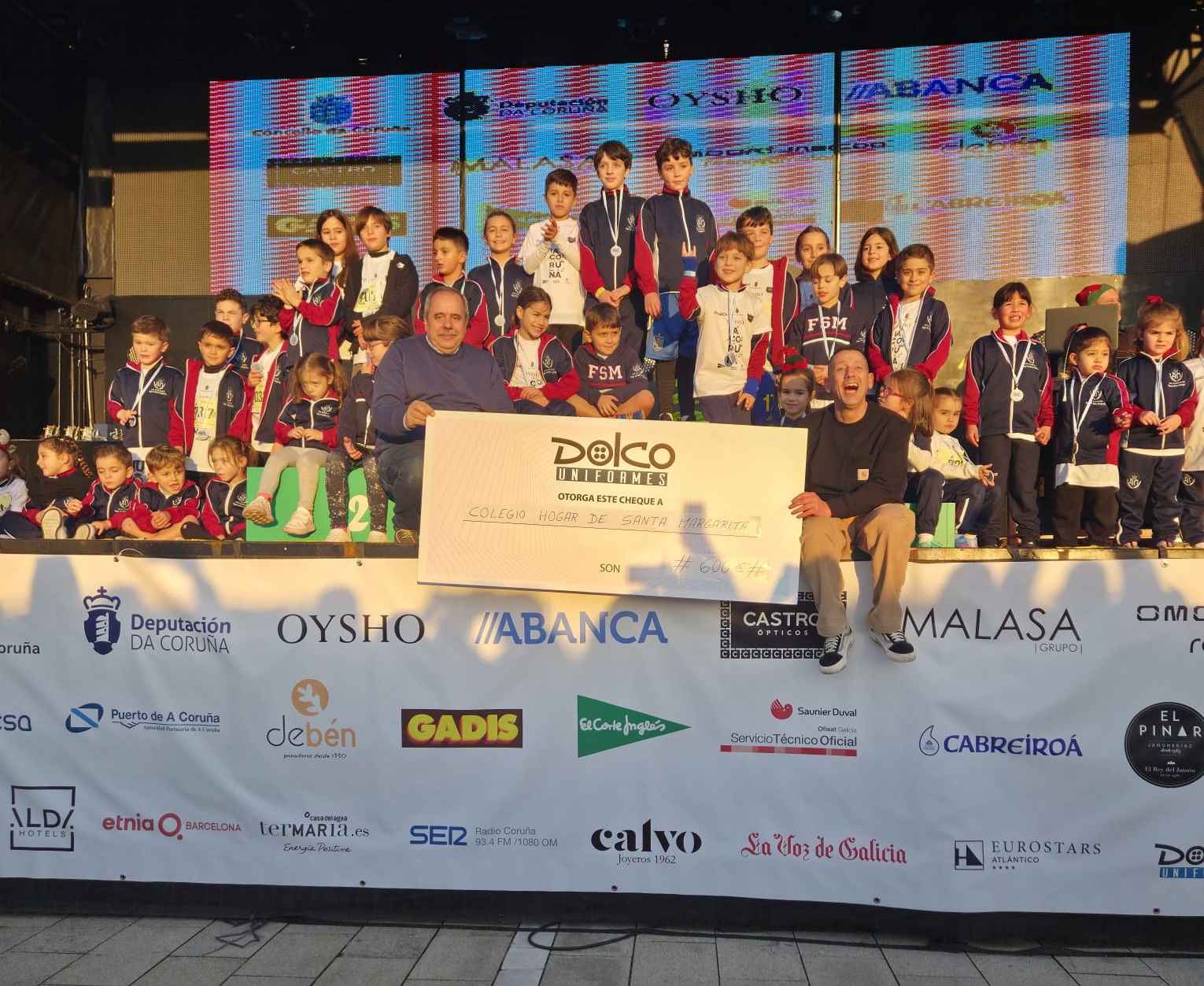 Éxito de la San Silvestre de A Coruña con más de 7.000 participantes