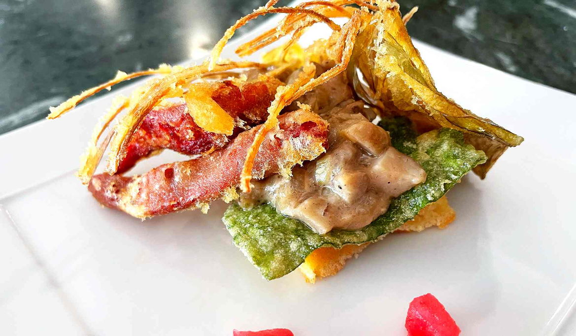 Plato de Comida del Hotel Alda Villa de Almazán