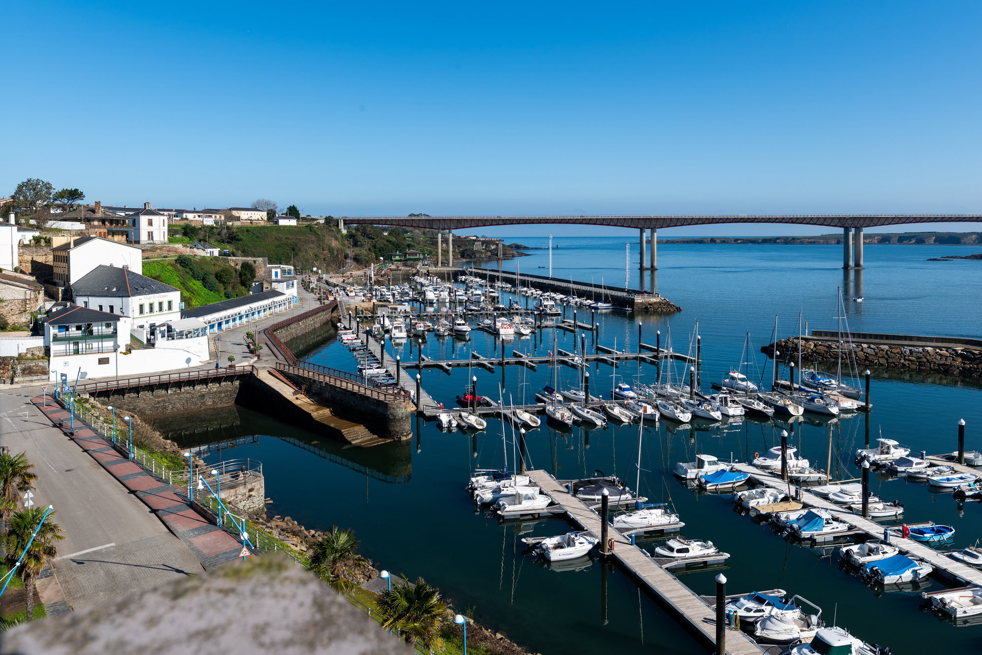 Vistas desde la habitación de Alda Fogar do Mariñeiro en Ribadeo