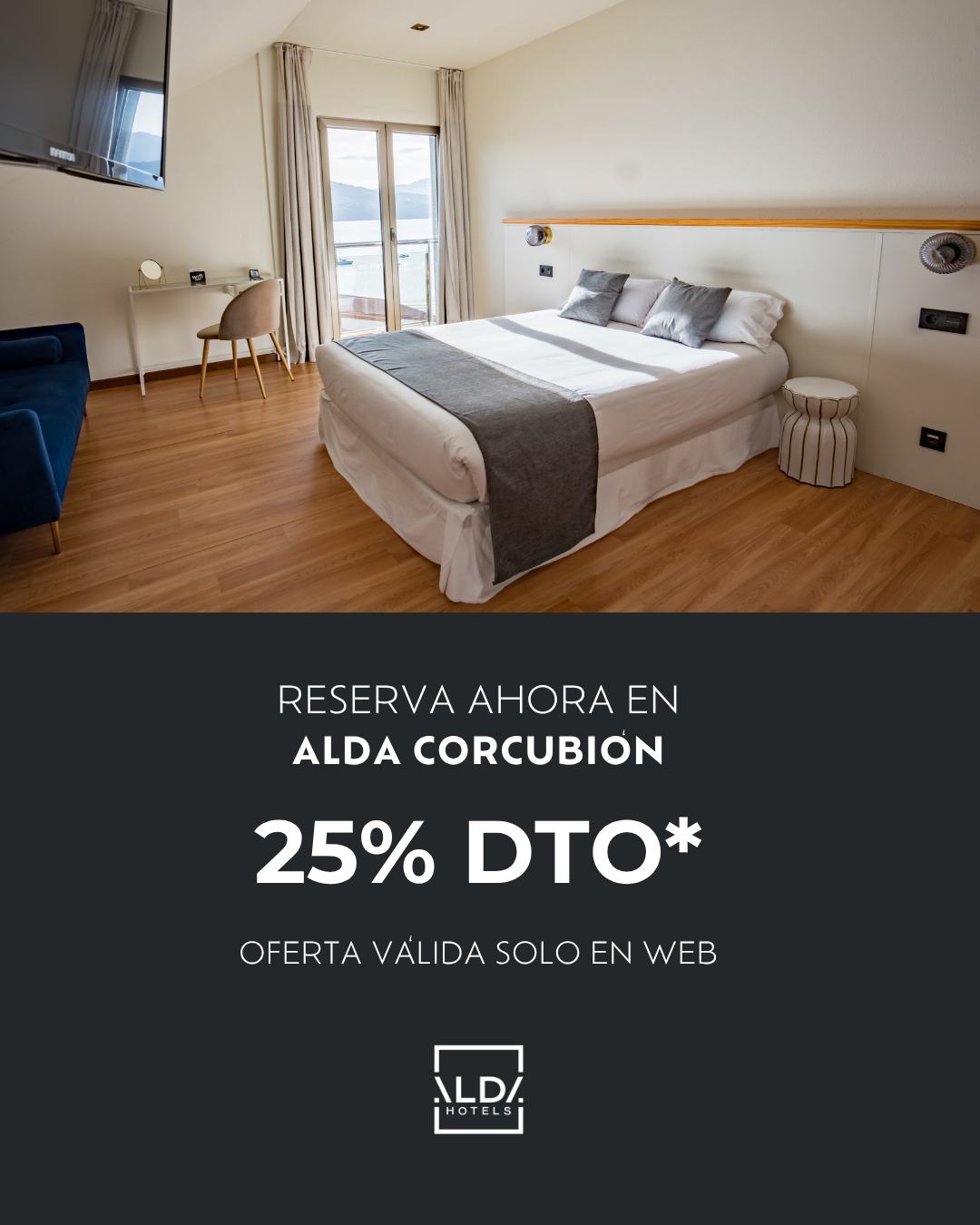 25% DTO en Alda Corcubión