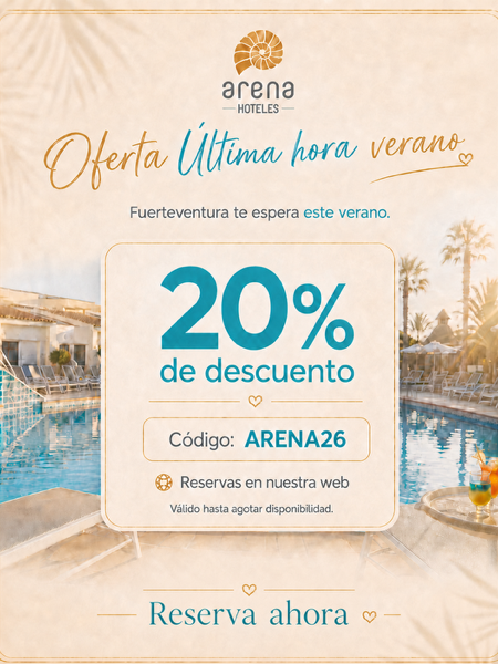 Oferta Última Hora Verano – 20% de descuento
