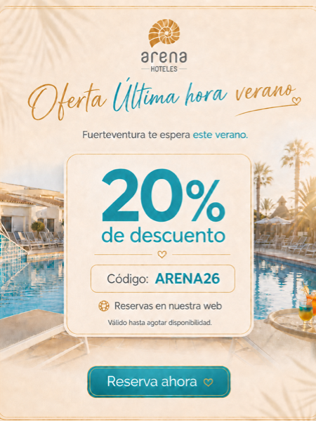 Oferta Última Hora Verano – 20% de descuento