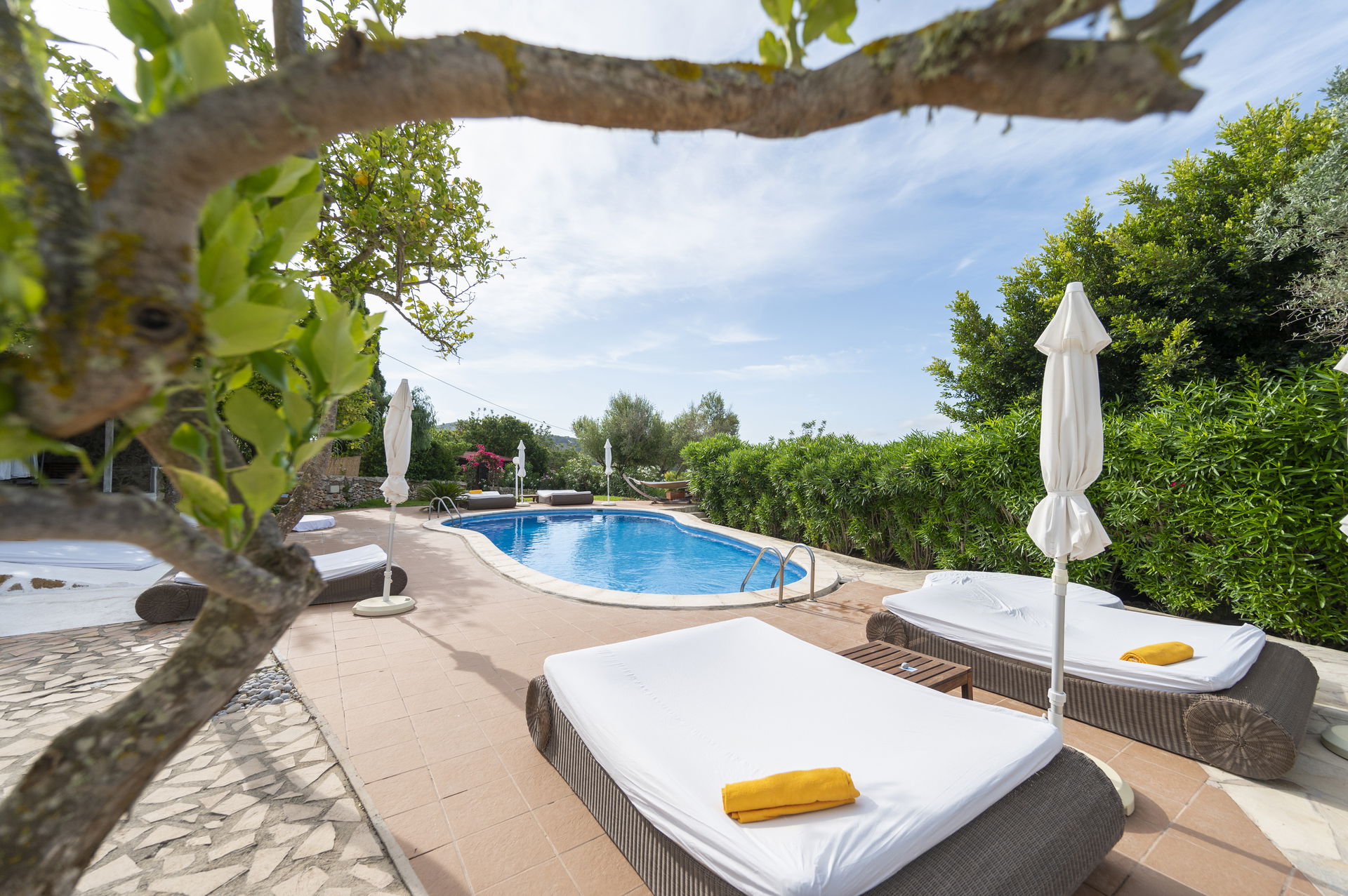 Con piscina de agua salada<br> y solarium