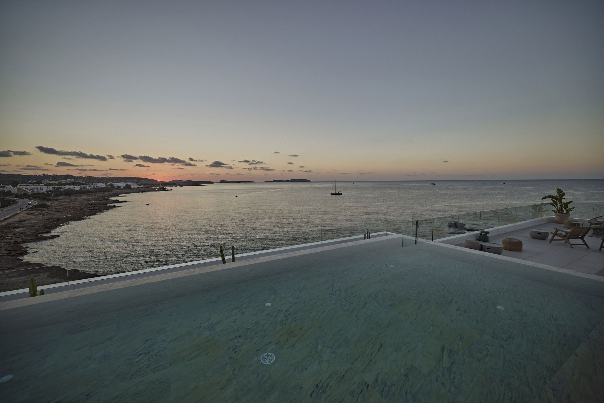 slide Where the bay opens, and<strong> Ibiza slows down</strong>