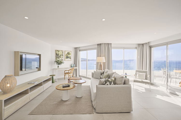 Presidential Two-Bedroom Suite with Panoramic Sea Views and Large Terrace