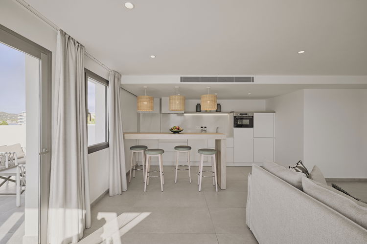 Presidential Two-Bedroom Suite with Panoramic Sea Views and Large Terrace