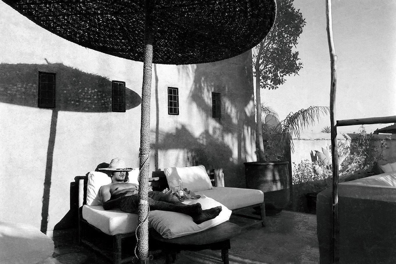 Terraza en la azotea en Marrakech
