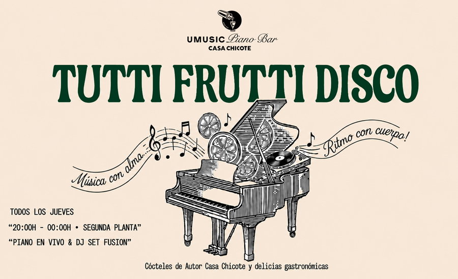 event TUTTI FRUTTI DISCO