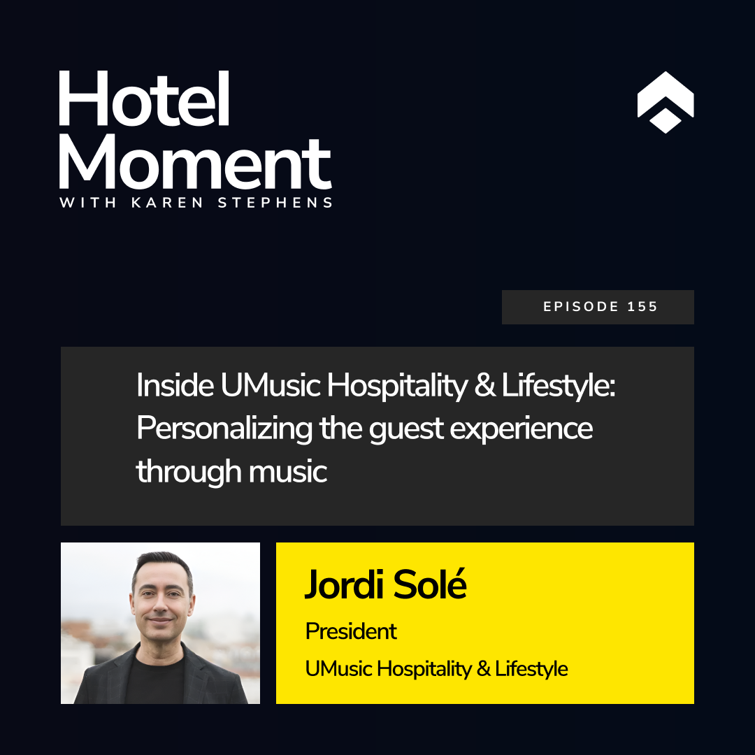 portrait image: UMUSIC HOSPITALITY & LIFESTYLE FEATURED ON THE HOTEL MOMENT PODCAST: HOW MUSIC SHAPES A MORE PERSONAL WAY TO TRAVEL