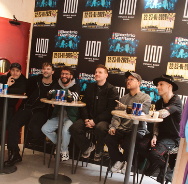 UMusic Hotels ELECTRIC CALLBOY EN UMUSIC SHOP MADRID 