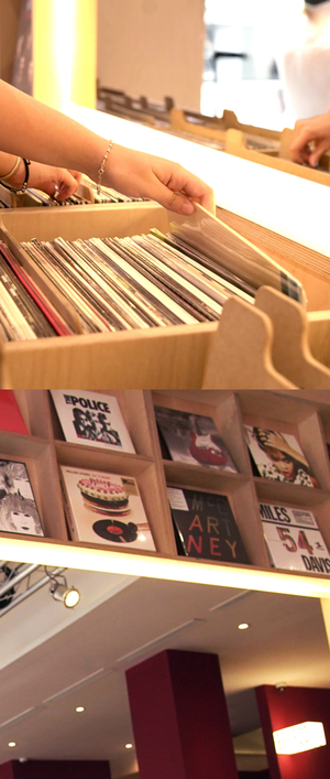 UMusic Hotels: VINYL DISCOVERY SPACES